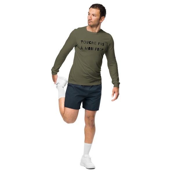T-shirt Unisexe à Manches Longues - Touche pas à mon prof – Image 2